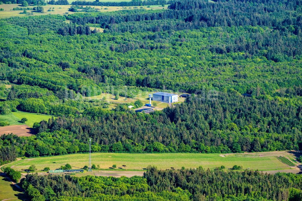 Leck aus der Vogelperspektive: Maritimes Trainingszentrum in Leck im Bundesland Schleswig-Holstein, Deutschland