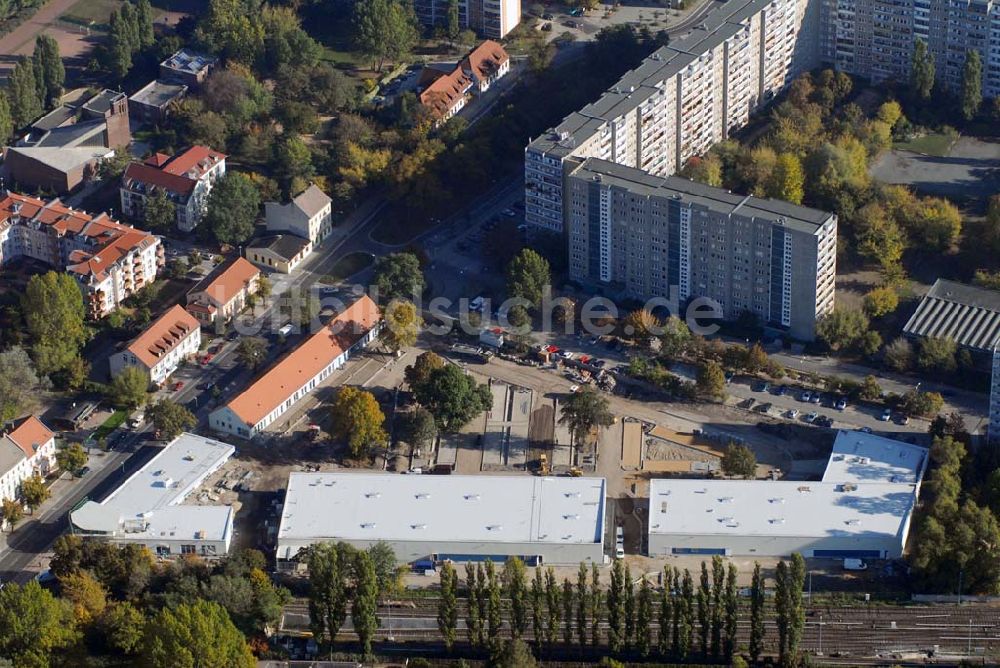 Berlin-Lichtenberg aus der Vogelperspektive: market Einkaufszentrum