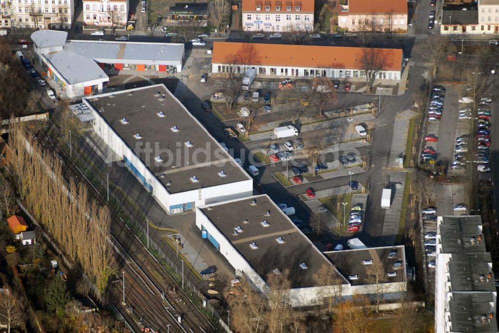 Luftbild Berlin-Lichtenberg - market Einkaufszentrum Baustelle in Berlin-Lichtenberg