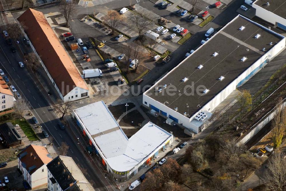 Luftaufnahme Berlin-Lichtenberg - market Einkaufszentrum Baustelle in Berlin-Lichtenberg