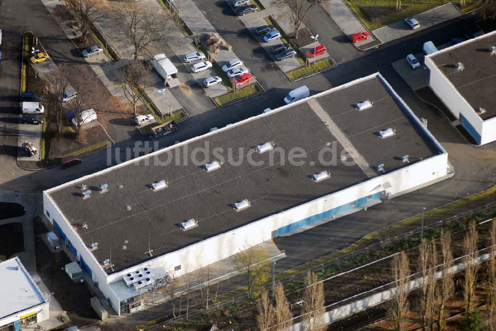 Luftbild Berlin-Lichtenberg - market Einkaufszentrum Baustelle in Berlin-Lichtenberg