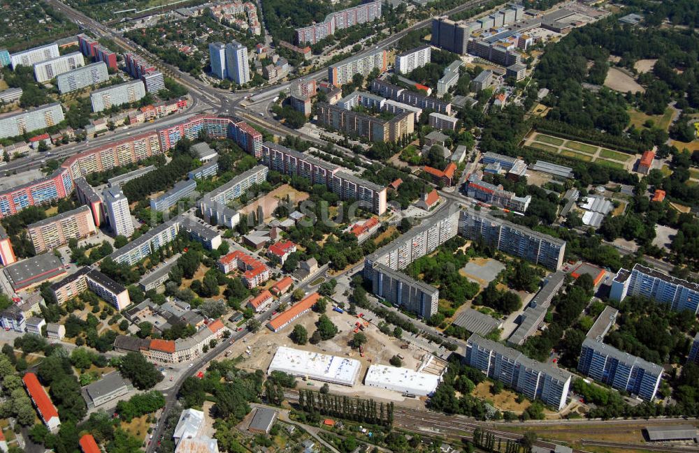 Luftaufnahme Berlin - Market Stadtteilzentrum Berlin Lichtenberg