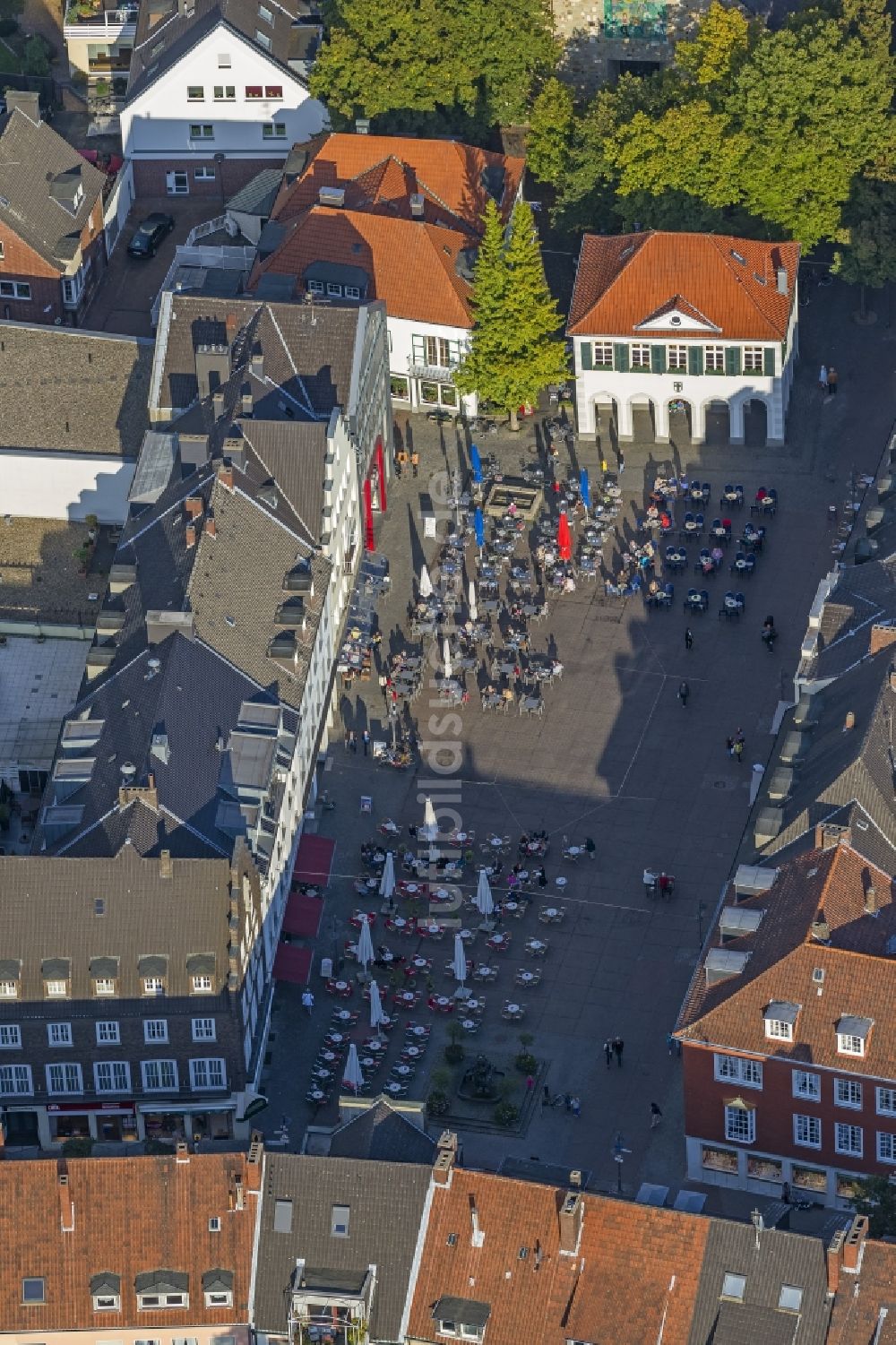 Dorsten aus der Vogelperspektive: Markt von Dorsten im Bundesland Nordrhein-Westfalen