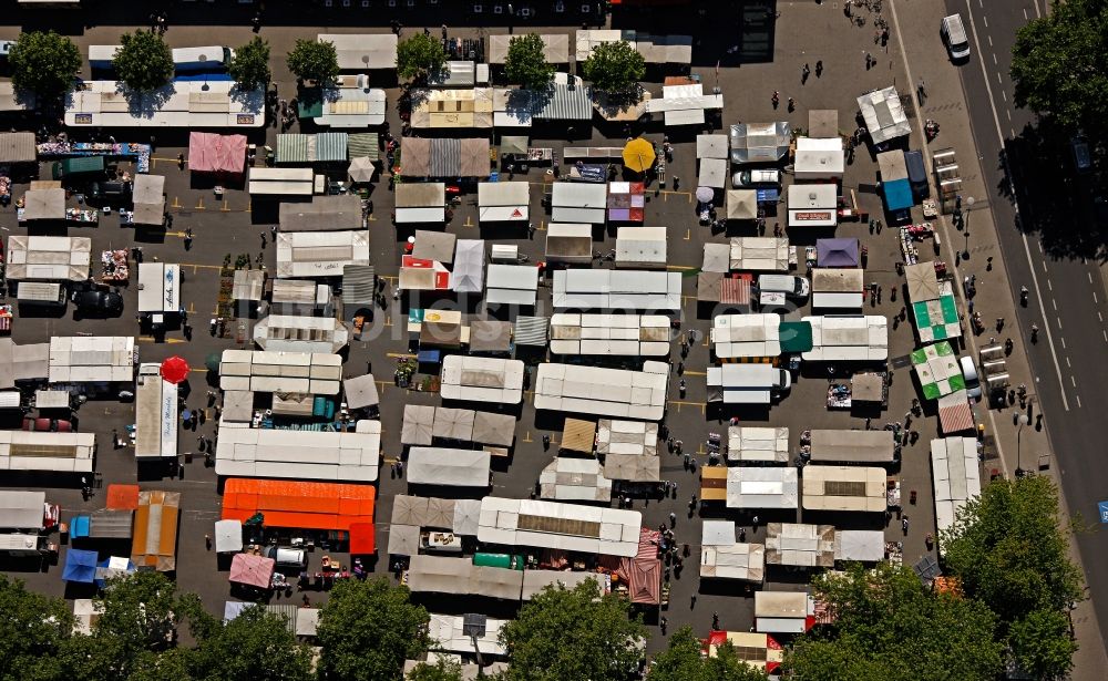 Luftaufnahme Duisburg - Markt Hochemmerich in Duisburg im Bundesland Nordrhein-Westfalen