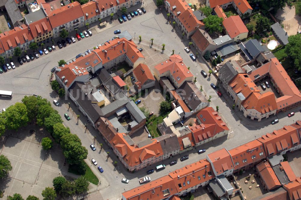 Altlandsberg aus der Vogelperspektive: Marktplatz Altlandsberg