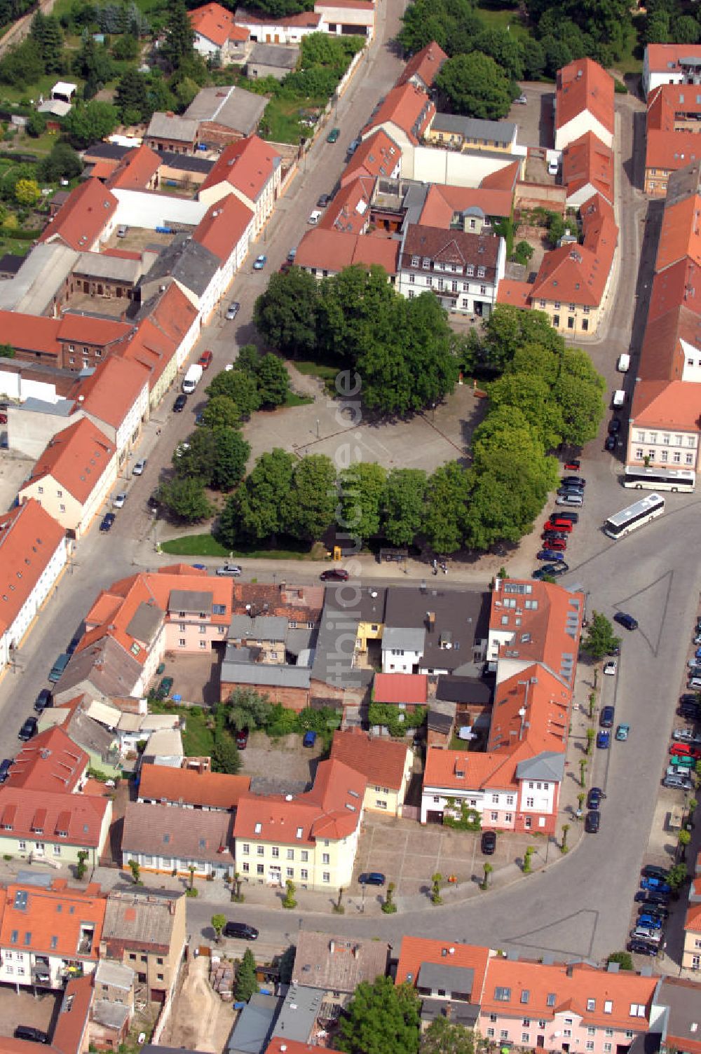 Luftbild Altlandsberg - Marktplatz Altlandsberg