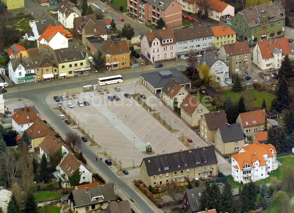 Luftaufnahme Bönen - Marktplatz Boenen