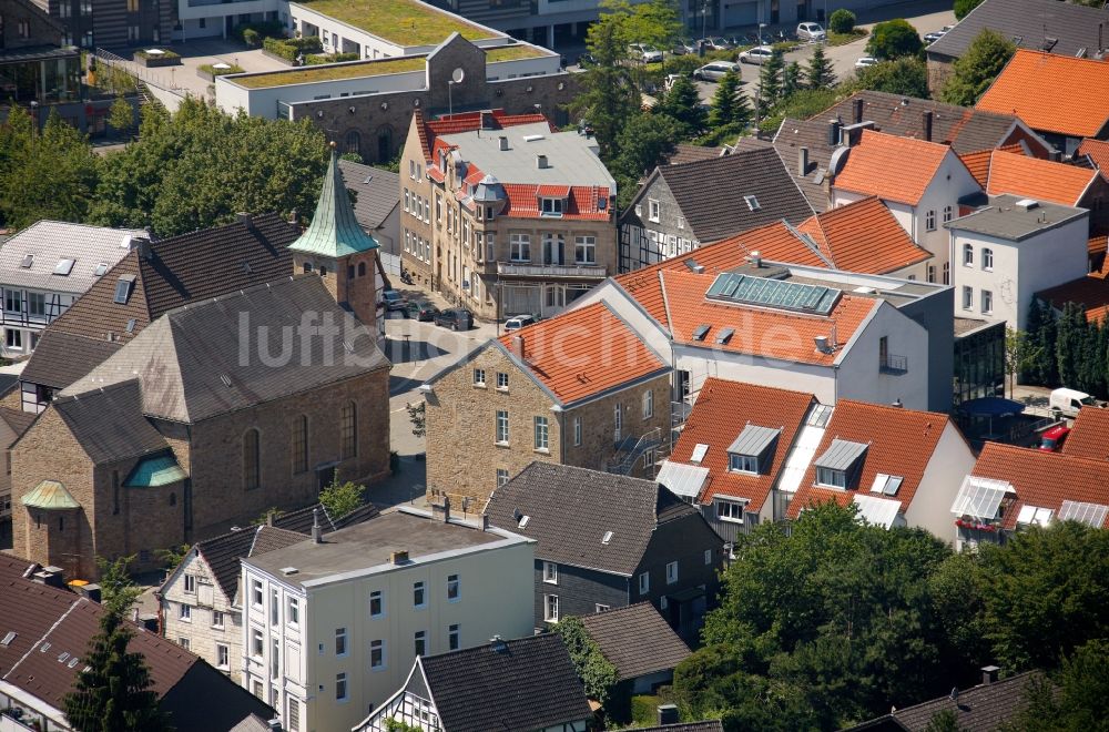 Luftbild Hattingen - Marktplatz in Hattingen im Bundesland Nordrhein-Westfalen