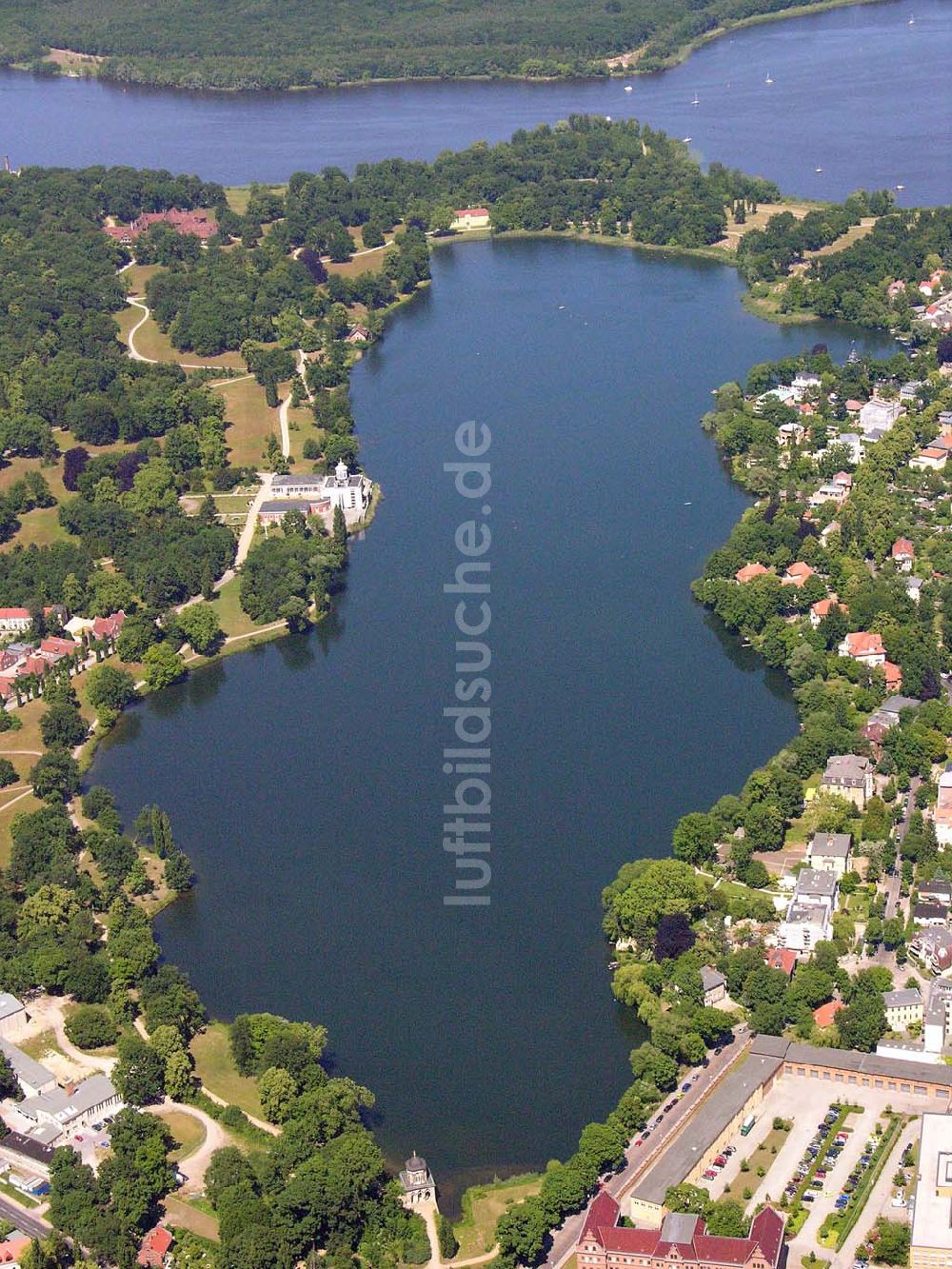 Potsdam / BRB von oben - Marmorpalais