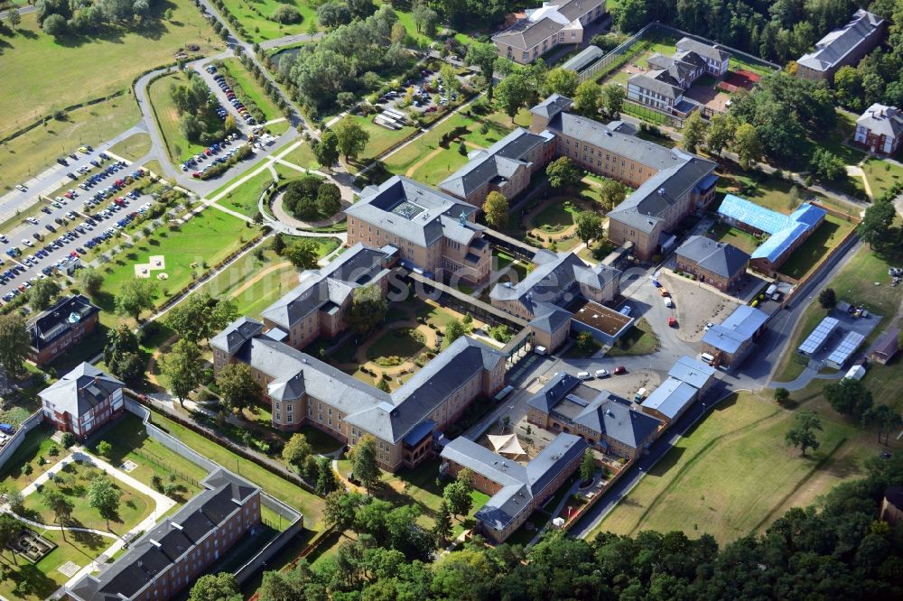 Eberswalde aus der Vogelperspektive: Martin-Gropius-Krankenhaus in Eberswalde im Bundesland Brandenburg