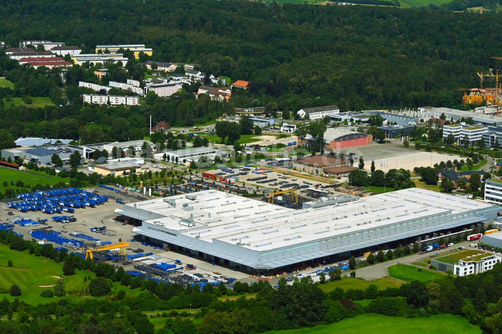 Göppingen von oben - Maschinenbau- Werksgelände der Kleemann GmbH in Göppingen im Bundesland Baden-Württemberg, Deutschland