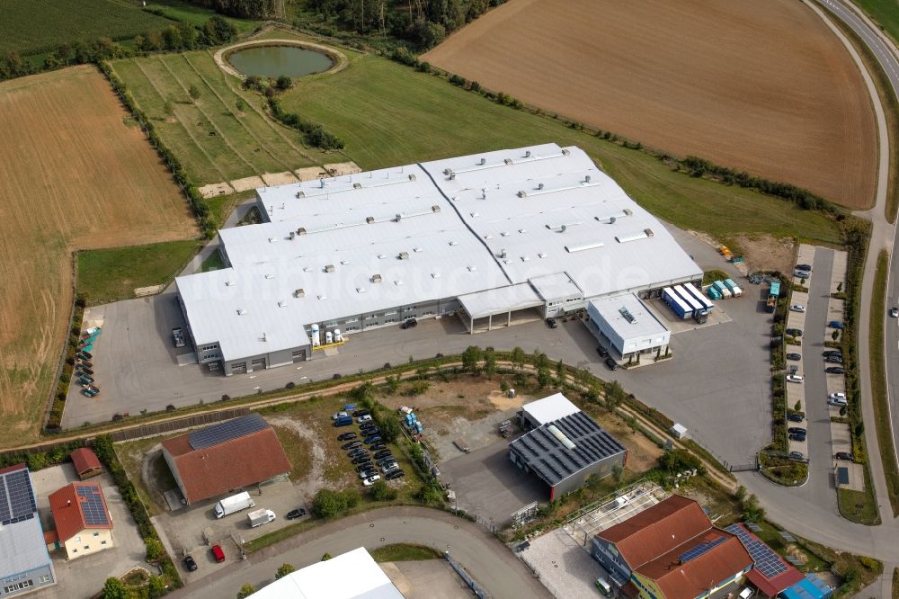 Luftbild Rottenburg an der Laaber - Maschinenbau- Werksgelände Rötzer Maschinenbau GmbH in Rottenburg an der Laaber im Bundesland Bayern, Deutschland