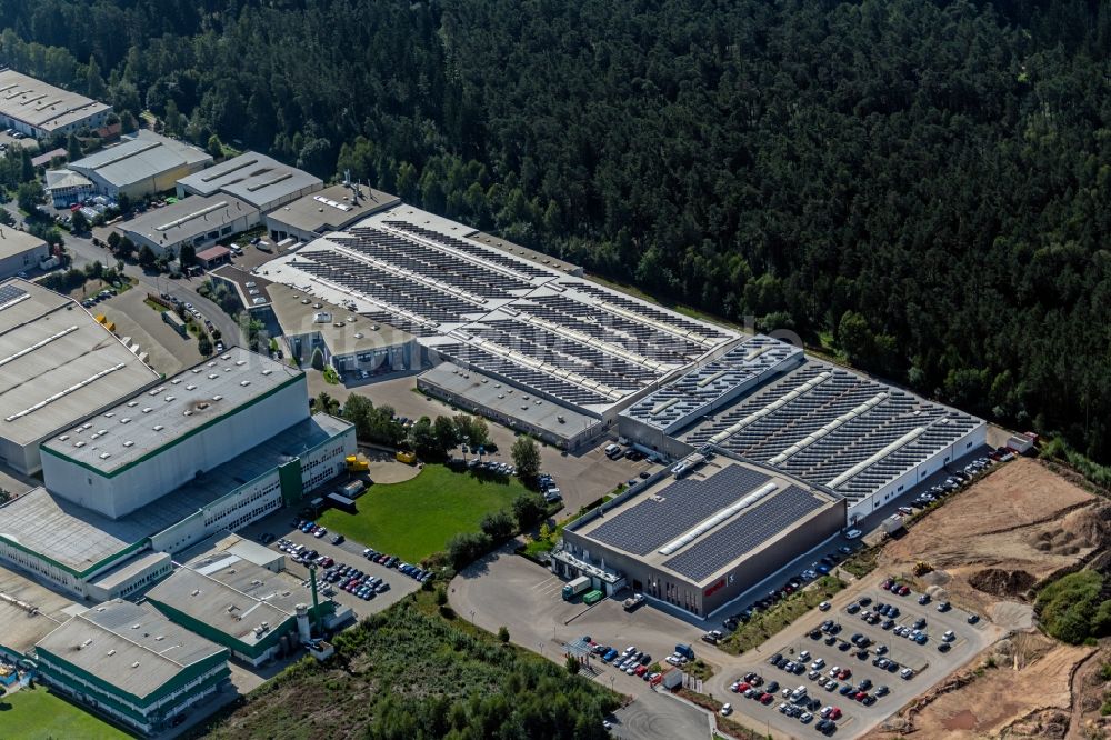 Luftbild Roth - Maschinenbau- Werksgelände der Speck Pumpen Walter Speck GmbH & Co. KG am Regensburger Ring in Roth im Bundesland Bayern, Deutschland