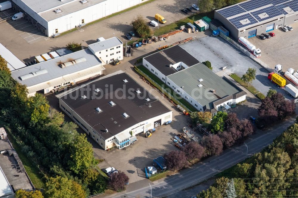 Werl von oben - Maschinenbau- Werksgelände Vulcanus-Stahl & Maschinenbau GmbH in Werl im Bundesland Nordrhein-Westfalen, Deutschland