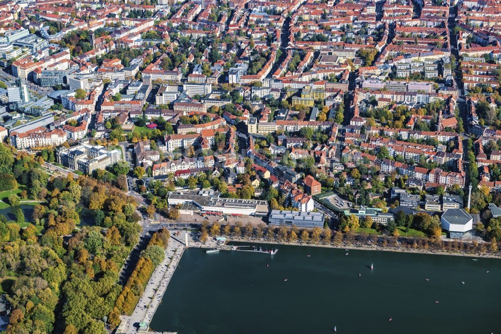 Luftaufnahme Hannover - Maschpark am Maschsee in der Landeshauptstadt Hannover im Bundesland Niedersachsen