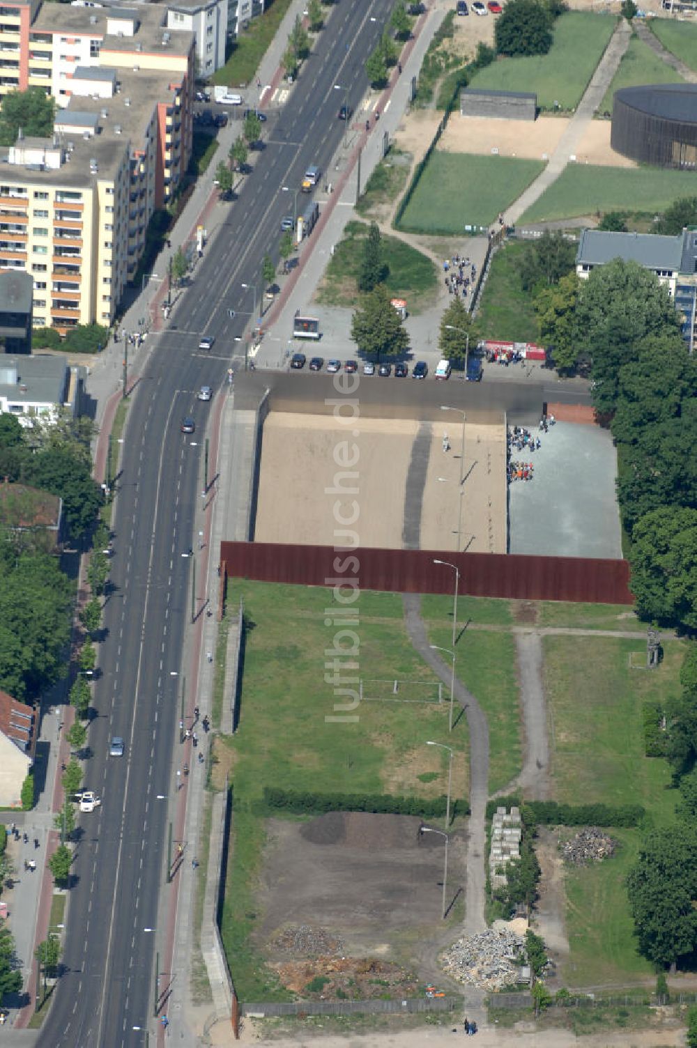 Berlin von oben - Mauerpark in Berlin Mitte