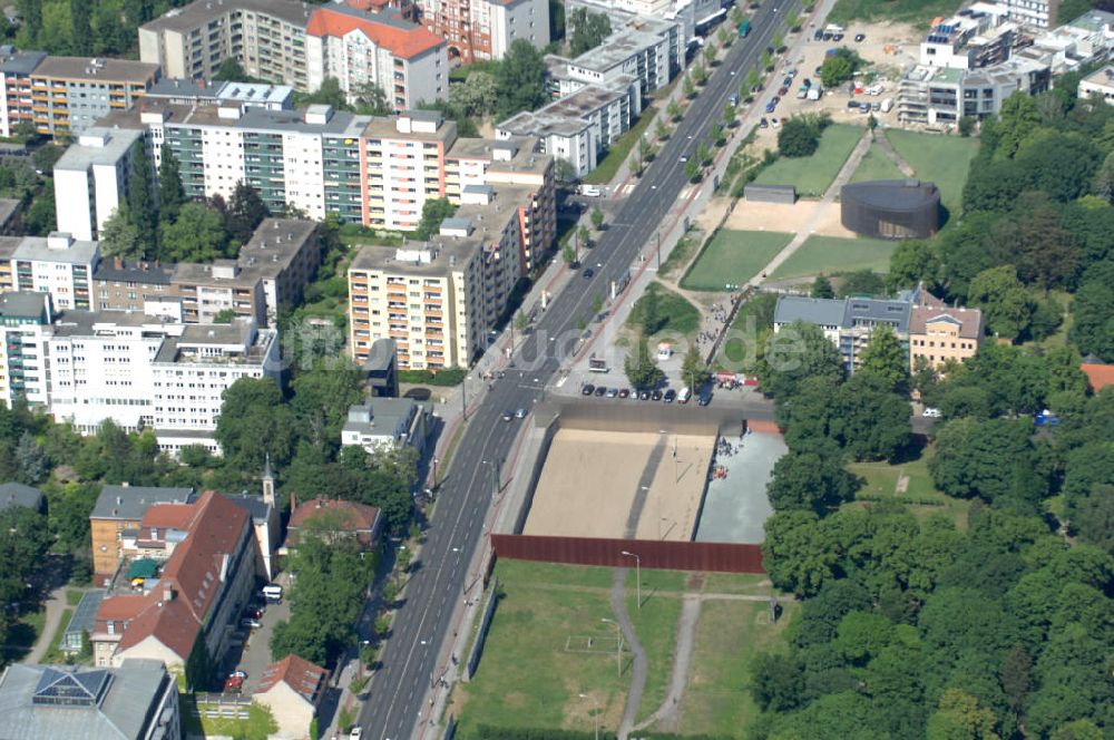 Berlin von oben - Mauerpark in Berlin Mitte