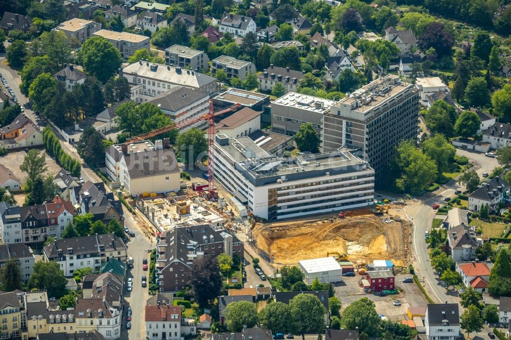 Luftaufnahme Mülheim an der Ruhr - Max-Planck-Institut für Chemische Energiekonversion CEC an der Stiftstraße in Mülheim an der Ruhr im Bundesland Nordrhein-Westfalen, Deutschland