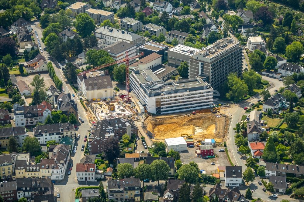 Mülheim an der Ruhr von oben - Max-Planck-Institut für Chemische Energiekonversion CEC an der Stiftstraße in Mülheim an der Ruhr im Bundesland Nordrhein-Westfalen, Deutschland