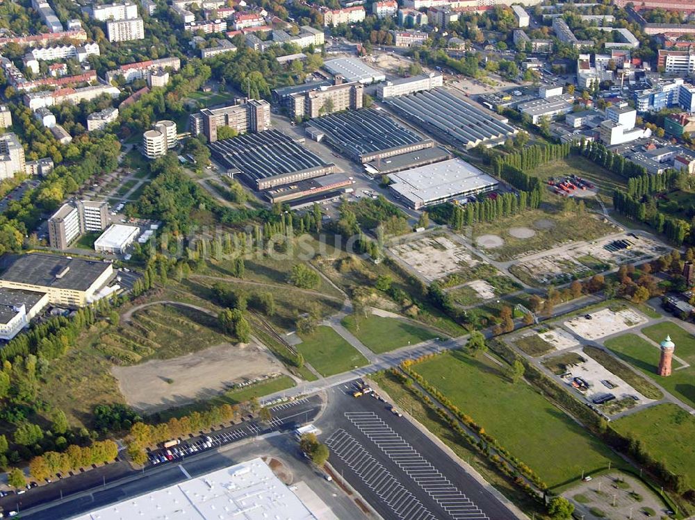 Potsdam von oben - 05.10.2004 Möbelhof Potsdam. Möbelhof 9, 14478 Potsdam. 200 Meter von Möbel Boss entfernt.