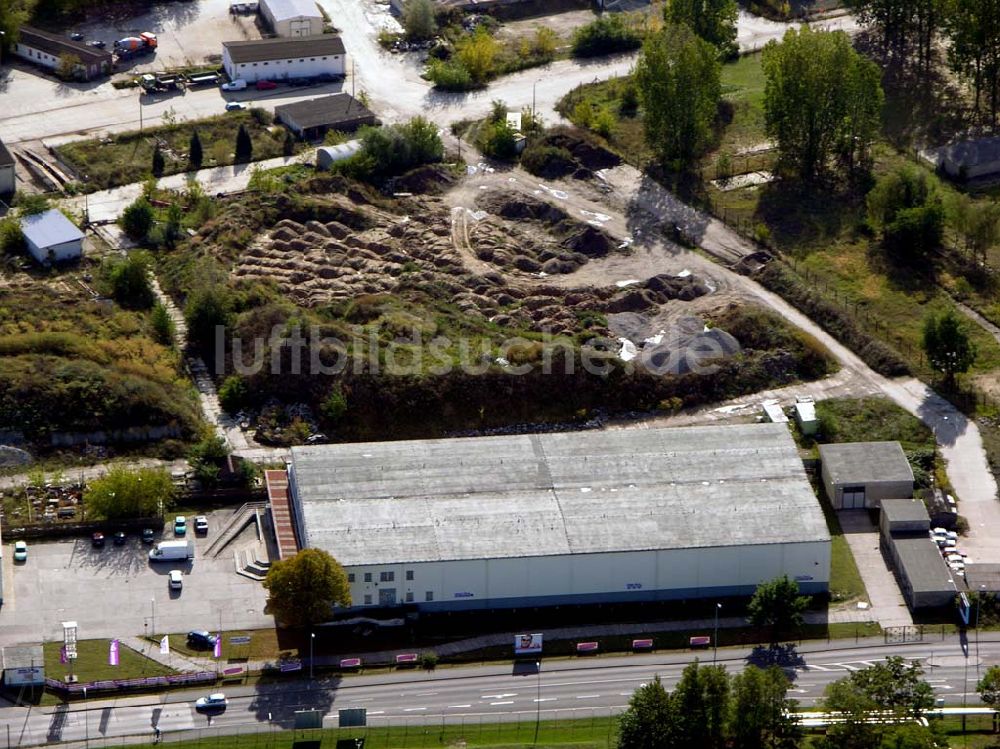 Luftbild Brandenburg - Möbeloase in Brandenburg