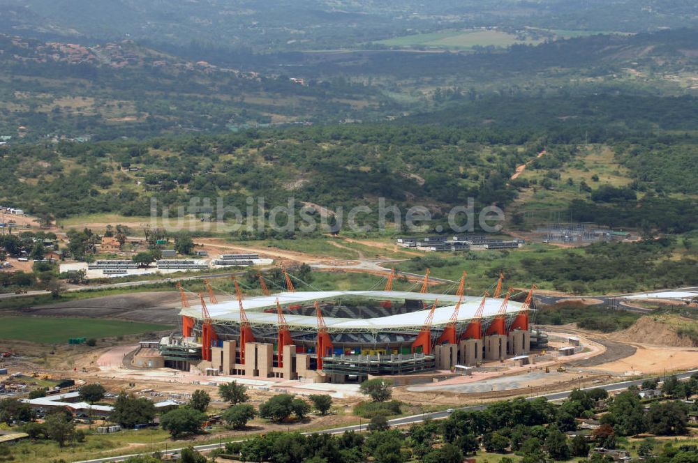 Luftaufnahme Nelspruit - Mbombela-Stadion / Stadium in Nelspruit in Südafrika / South Africa