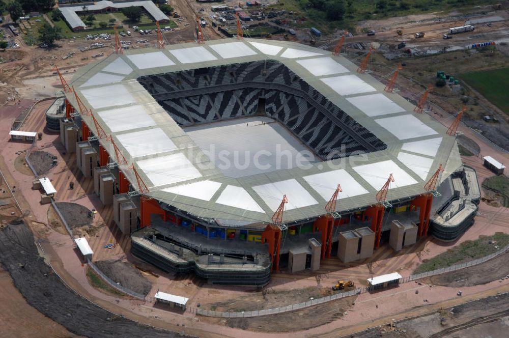 Luftaufnahme Nelspruit - Mbombela-Stadion / Stadium in Nelspruit in Südafrika / South Africa