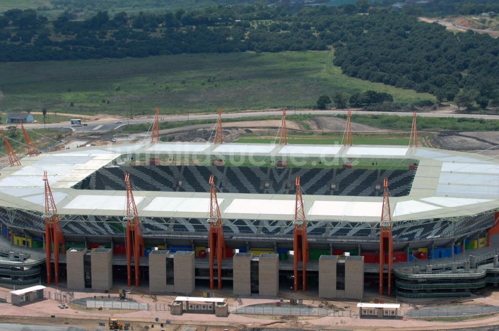 Luftaufnahme Nelspruit - Mbombela-Stadion / Stadium in Nelspruit in Südafrika / South Africa