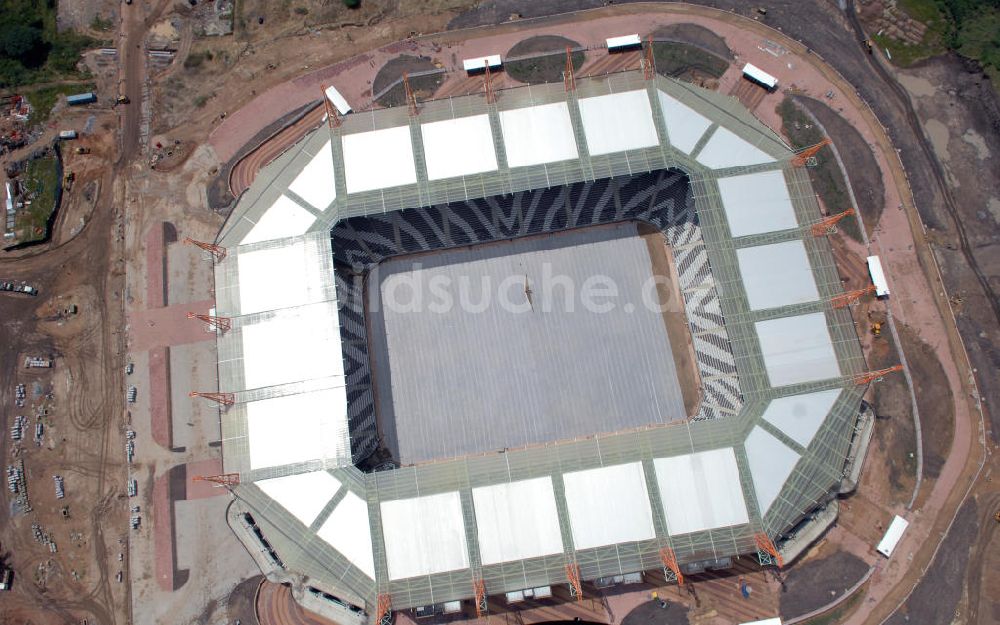 Luftaufnahme Nelspruit - Mbombela-Stadion / Stadium in Nelspruit in Südafrika / South Africa