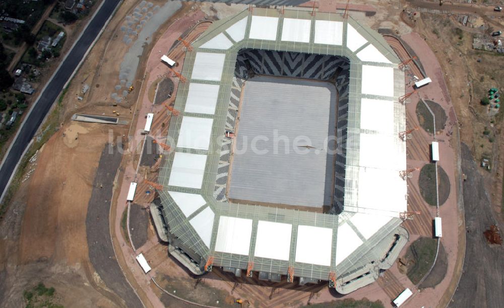 Nelspruit aus der Vogelperspektive: Mbombela-Stadion / Stadium in Nelspruit in Südafrika / South Africa