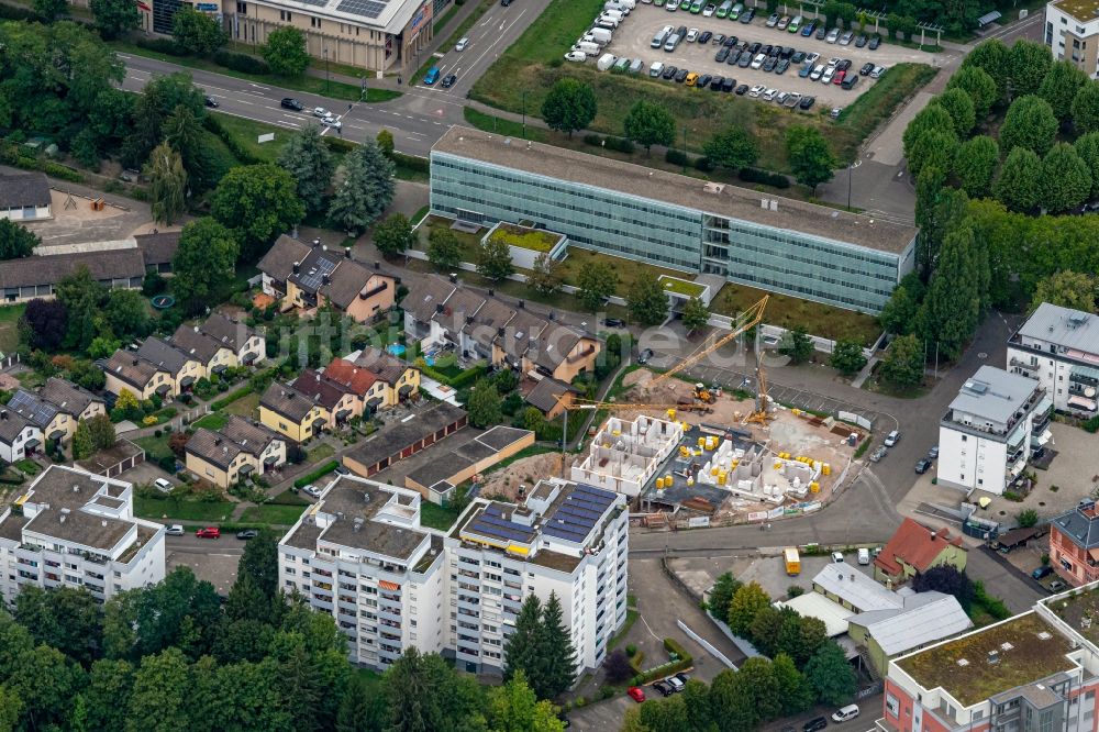 Lahr/Schwarzwald aus der Vogelperspektive: MDK Baden-Württemberg - Hauptverwaltung und Wohnbau in Lahr/Schwarzwald im Bundesland Baden-Württemberg, Deutschland