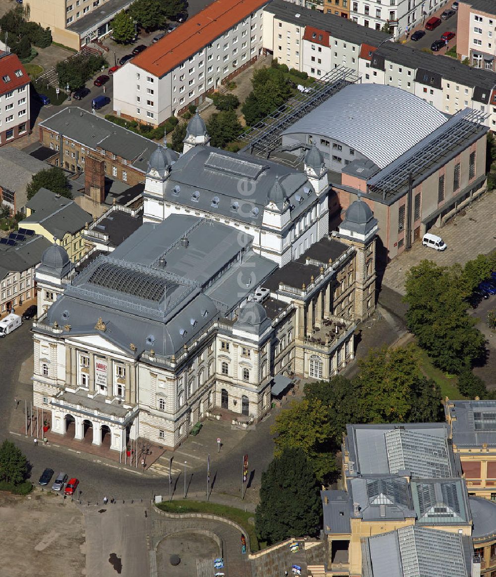 Schwerin von oben - Mecklenburgisches Staatstheater Schwerin