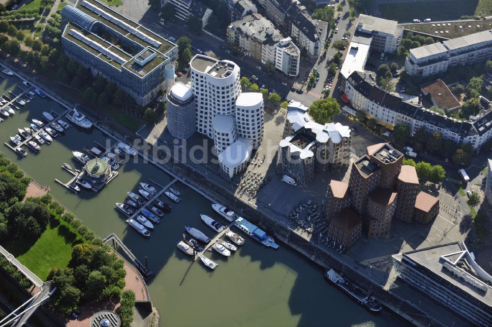 Luftaufnahme Düsseldorf - Medienhafen Düsseldorf