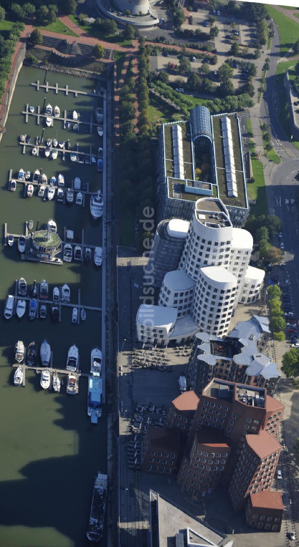 Düsseldorf aus der Vogelperspektive: Medienhafen Düsseldorf