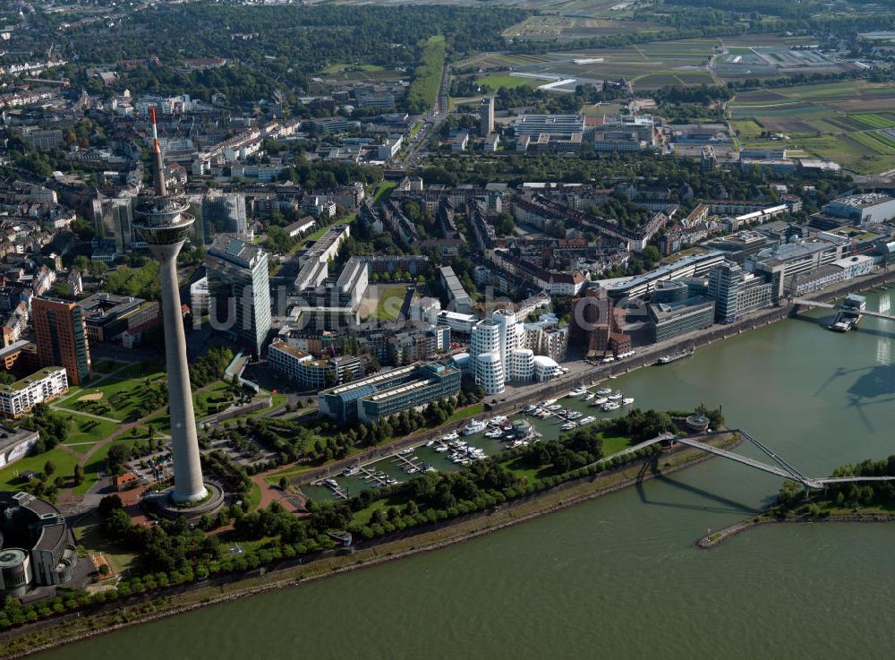 Düsseldorf aus der Vogelperspektive: Medienhafen Düsseldorf