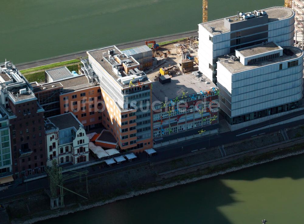 Luftbild Düsseldorf - Medienhafen Düsseldorf