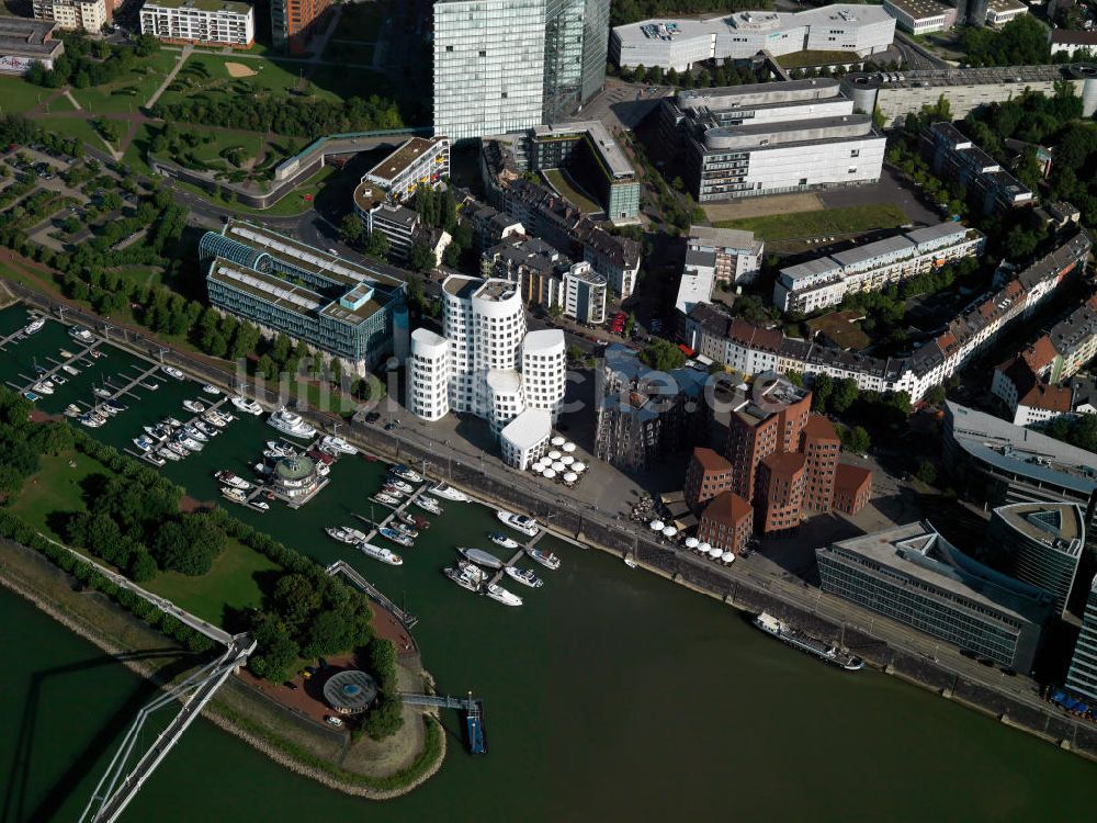 Düsseldorf von oben - Medienhafen Düsseldorf