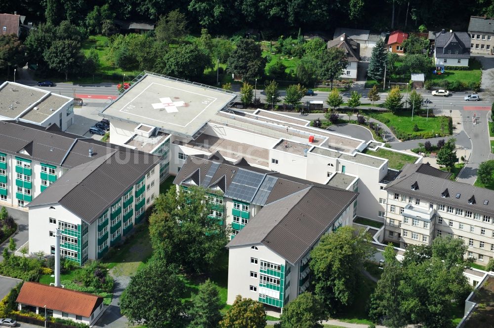 Sonneberg aus der Vogelperspektive: Medinos Klinik Sonneberg in Thüringen / Thuringia