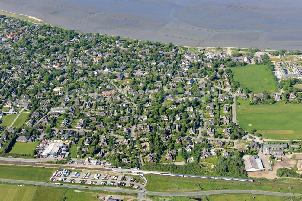 Luftbild Keitum - Meeres-Küste der Nordsee in Keitum im Bundesland Schleswig-Holstein