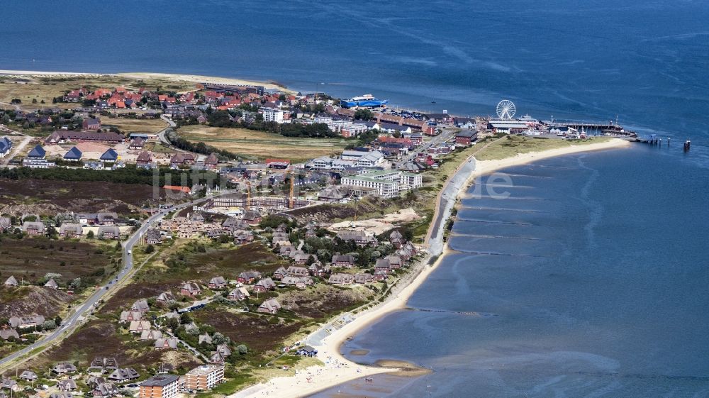 List von oben - Meeres-Küste der Nordsee in List im Bundesland Schleswig-Holstein