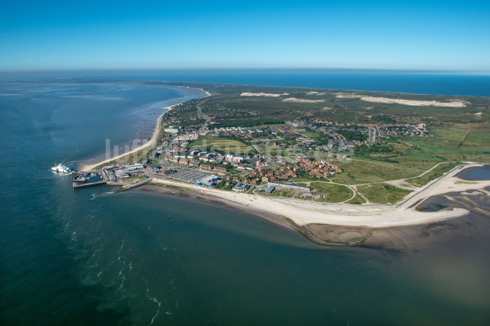 List von oben - Meeres-Küste der Nordsee in List auf Sylt im Bundesland Schleswig-Holstein