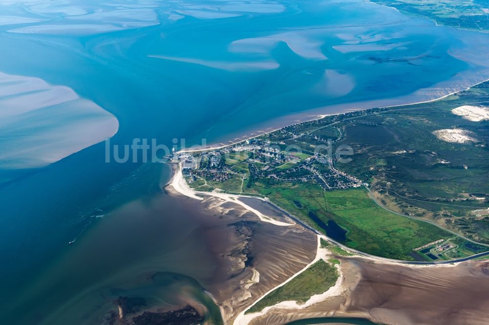 Luftbild List - Meeres-Küste der Nordsee in List auf Sylt im Bundesland Schleswig-Holstein