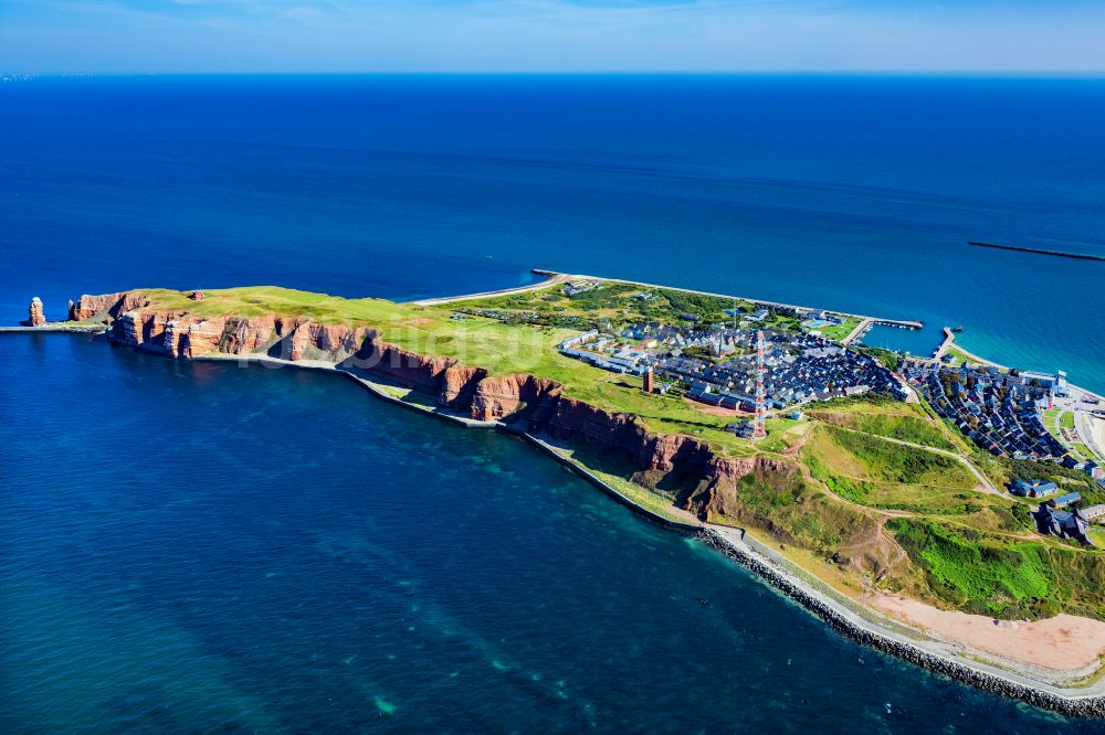 Luftbild Helgoland - Meeres-Küste Oberland in Helgoland im Bundesland Schleswig-Holstein, Deutschland