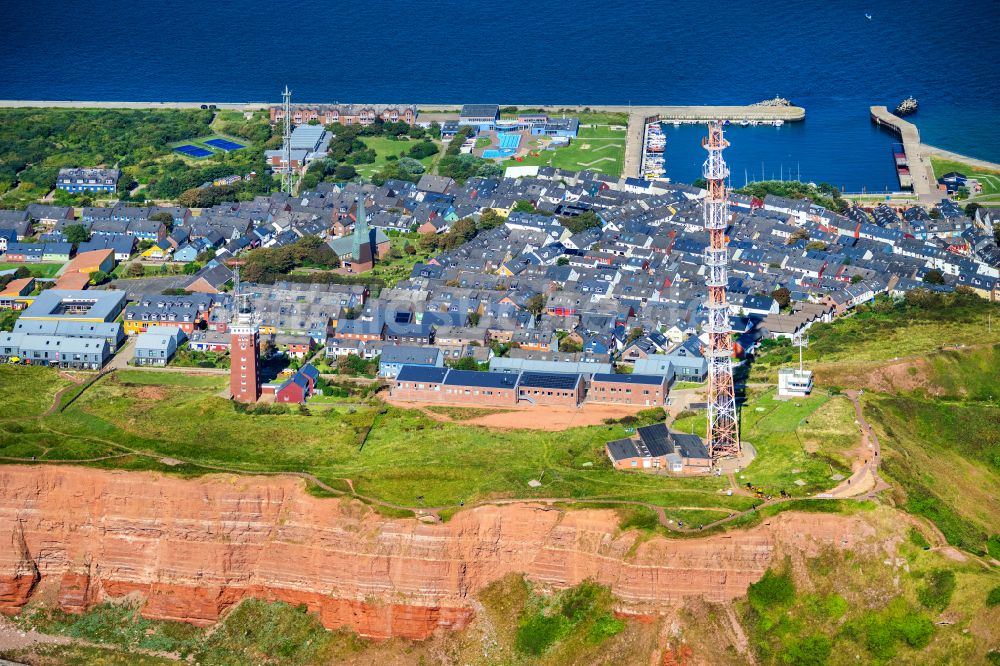 Luftbild Helgoland - Meeres-Küste Oberland in Helgoland im Bundesland Schleswig-Holstein, Deutschland