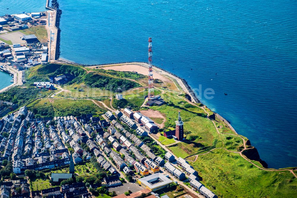 Luftbild Helgoland - Meeres-Küste Oberland in Helgoland im Bundesland Schleswig-Holstein, Deutschland