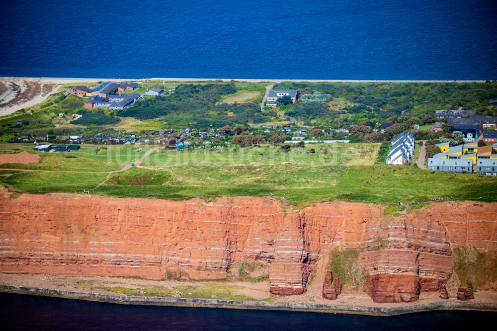 Luftbild Helgoland - Meeres-Küste Oberland in Helgoland im Bundesland Schleswig-Holstein, Deutschland