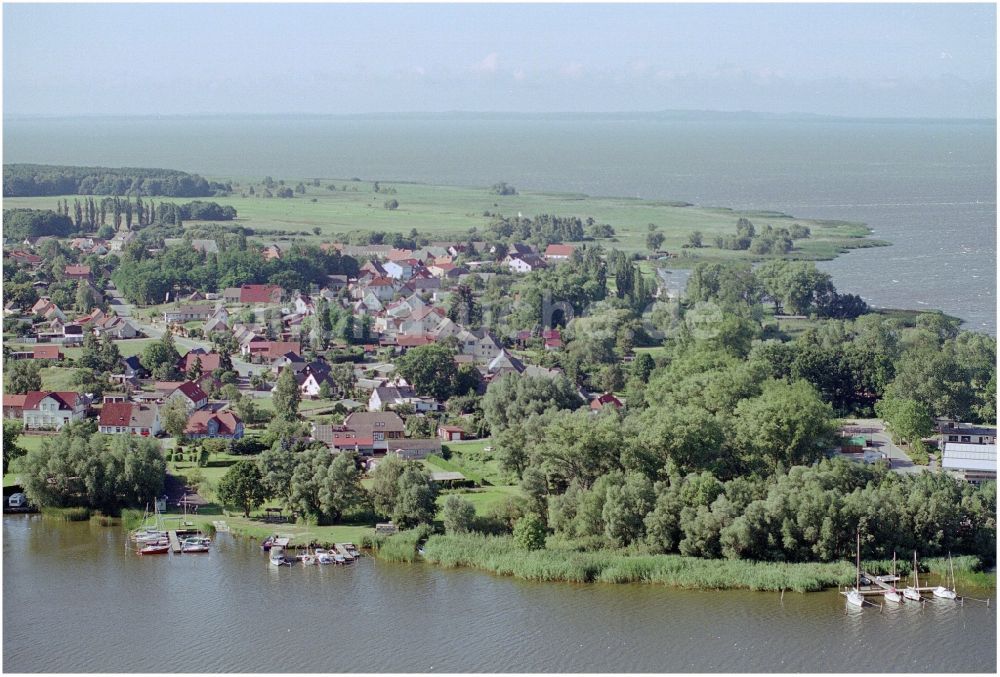 Luftbild Altwarp - Meeres-Küste der Ostsee in Altwarp im Bundesland Mecklenburg-Vorpommern, Deutschland