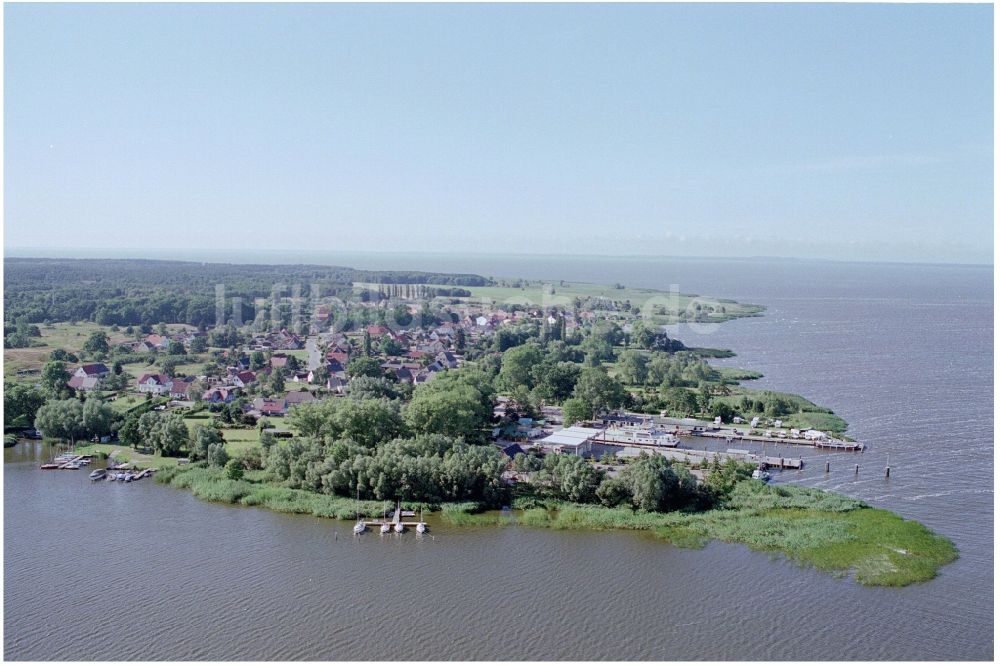 Luftaufnahme Altwarp - Meeres-Küste der Ostsee in Altwarp im Bundesland Mecklenburg-Vorpommern, Deutschland