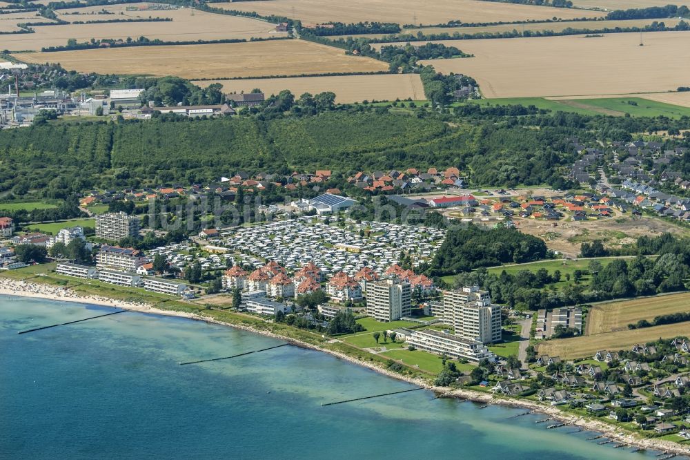 Luftbild Großenbrode - Meeres-Küste der Ostsee in Großenbrode im Bundesland Schleswig-Holstein