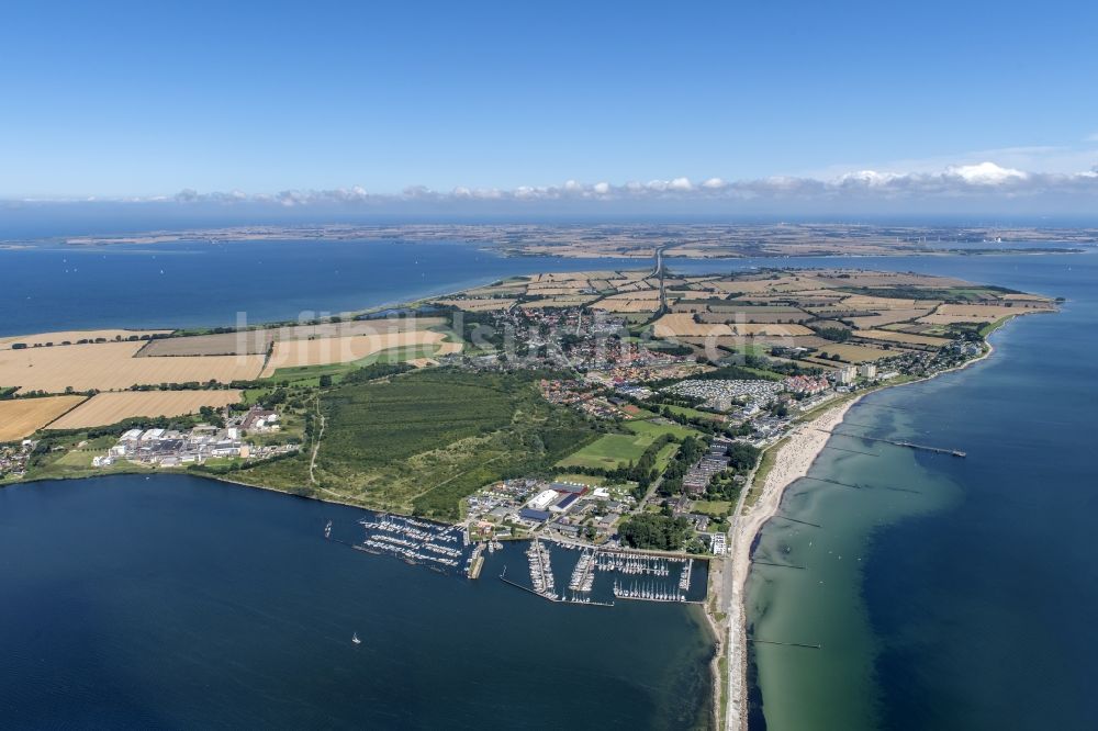 Luftbild Großenbrode - Meeres-Küste der Ostsee in Großenbrode im Bundesland Schleswig-Holstein